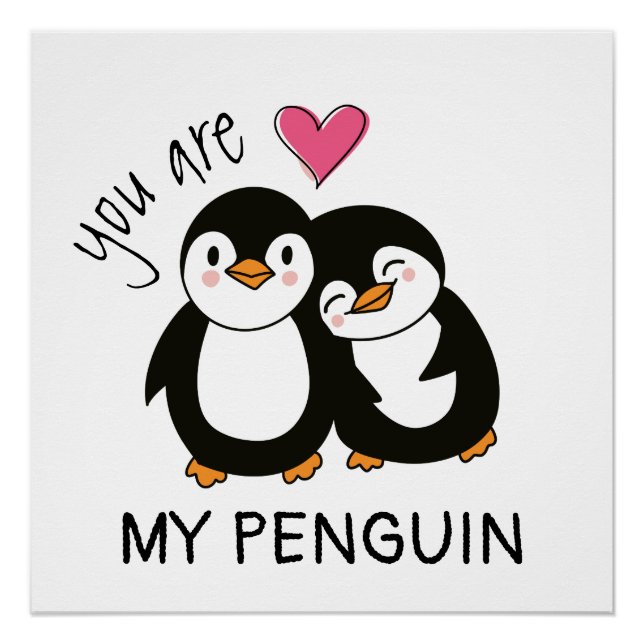 Pôster Você É Meu Pinguim (Frente)