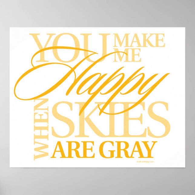 Pôster Você É Meu Sol (Frente)