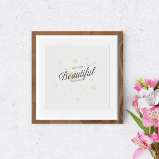 Pôster Você é minha linda loucura.