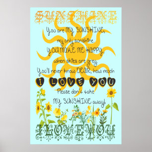 Poster Você é minha luz do sol
