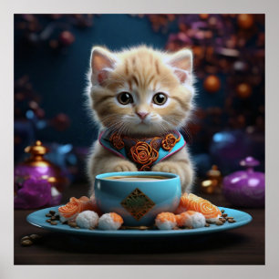 Poster Você é o Atum do Meu Sushi" - Kitten Love