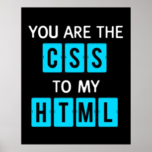 Pôster Você é o CSS a meu HTML
