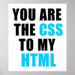 Pôster Você é o CSS a meu HTML