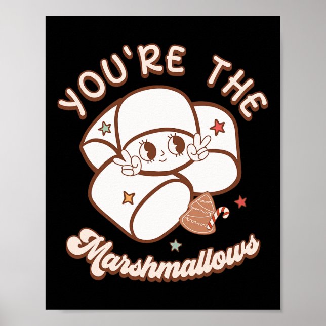 Poster Você é o Marshmallow para o meu cachimbo de Natal  (Frente)