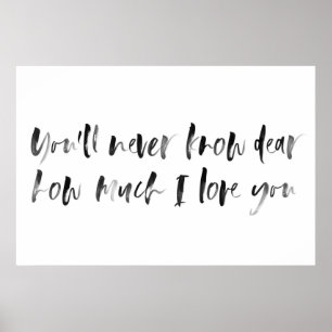 Poster Você É O Meu Sinal De Ensino De Água-Sol