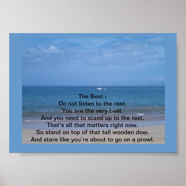 Pôster Você é o nº 1 (Frente)