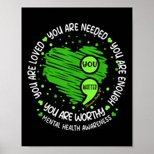Poster Você É O Suficiente Para Sentir A Saúde Mental De