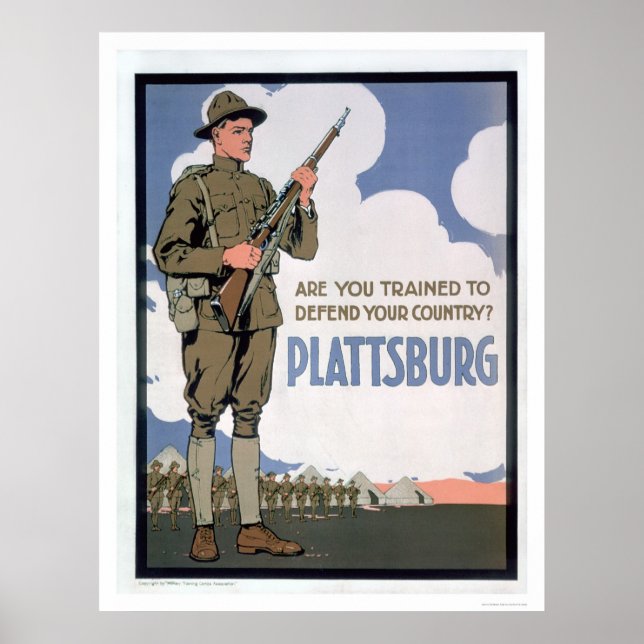 Pôster Você é treinado para defender? (US02066) (Frente)