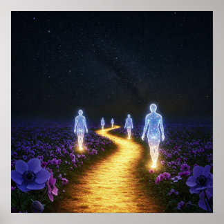 Poster Você é um dentro de Espírito, um corpo não vice ve