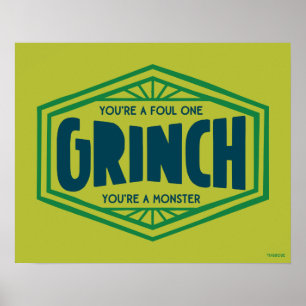 Poster Você é um Grinch Repulsivo