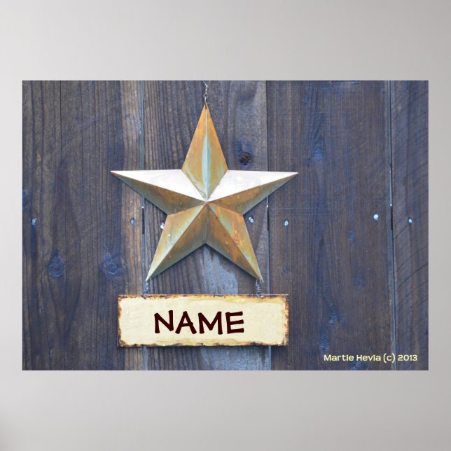 Pôster Você é uma estrela (Frente)