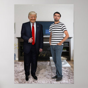 Poster Você encontrou o presidente Donald Trump que  
