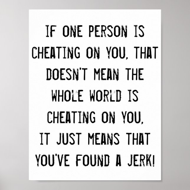 Pôster Você encontrou um idiota, e citando a sabedoria po (Frente)