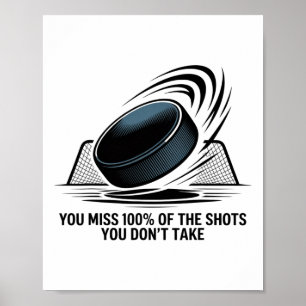 Poster Você erra 100 por cento dos chutes que não dá H