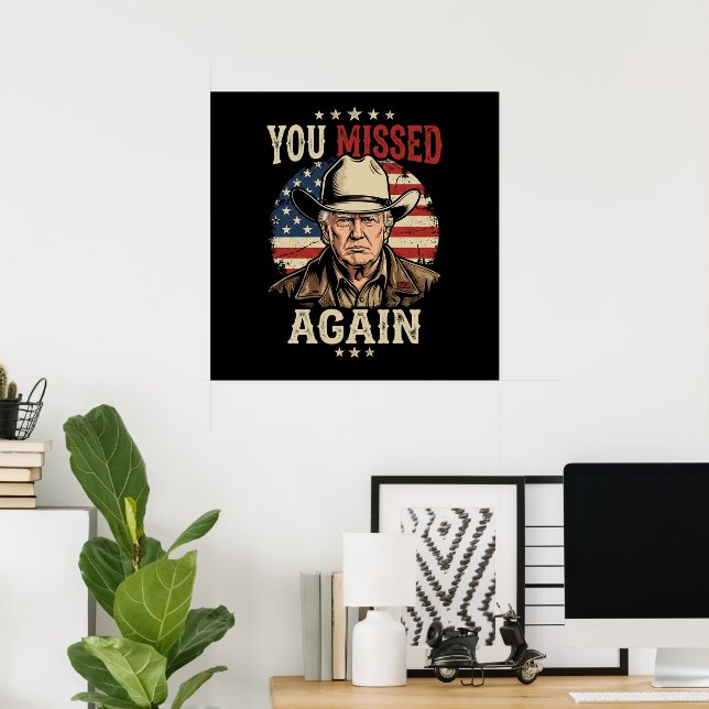 Poster você errou novamente (Escritório em casa)