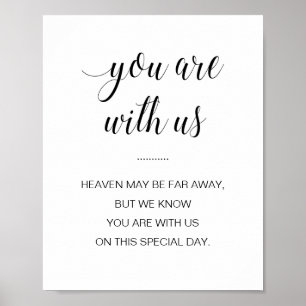 Poster Você Está Conosco O Céu Pode Estar Longe Casamento