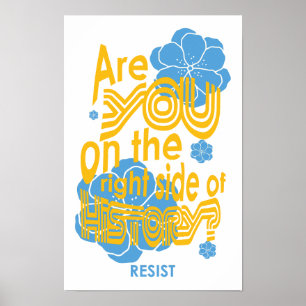 Poster Você está do lado direito da história?