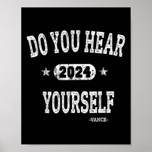 Poster Você Está Ouvindo a Si Mesmo Vance Entrevistador T
