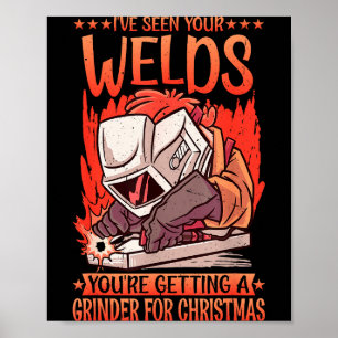 Poster Você Está Recebendo Uma Trituradora No Natal -