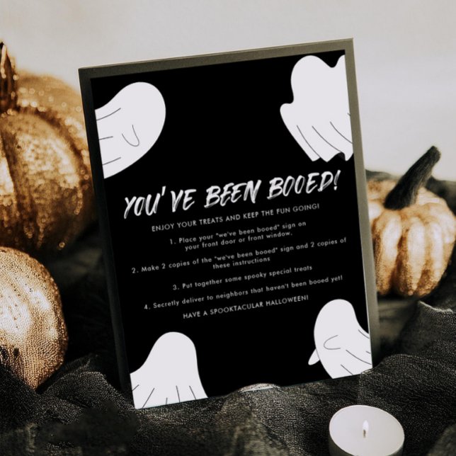 Poster Você foi booed sinal de jogo de dois vizinhos (Criador carregado)