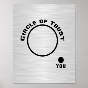 Poster Você fora do círculo da confiança