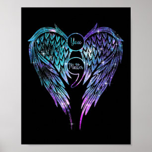 Poster Você Importa As Asas A Prevenção Do Suicídio (em