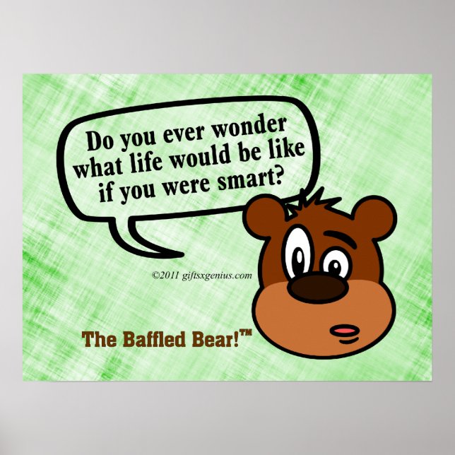 Poster Você já se perguntou como é ser inteligente? (Frente)