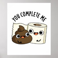 Você Me Completou Engraçado Papel De Banheiro