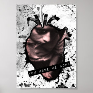 Poster você me faz doer de coração anatômico