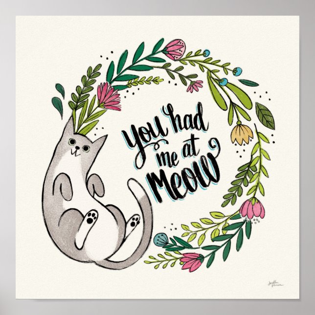Poster Você Me Teve No Meow (Frente)