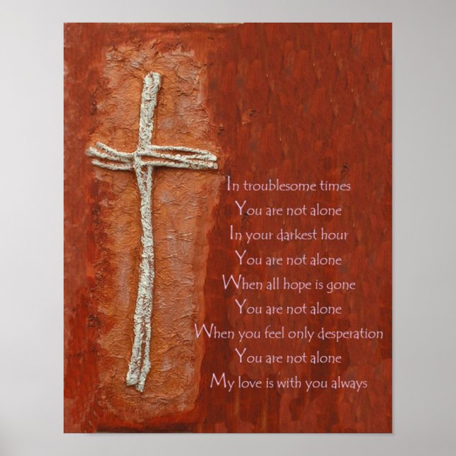 Pôster Você não está sozinho (Frente)