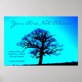 Pôster Você não está sozinho/poster de suporte