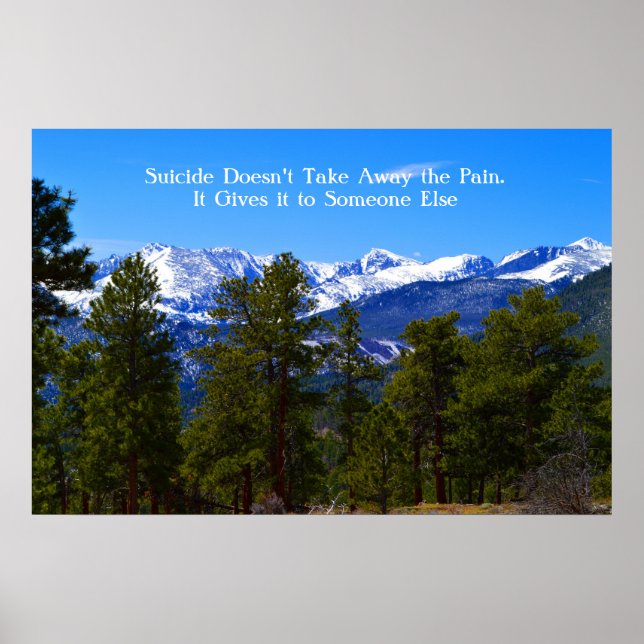 Pôster Você não está sozinho/poster de suporte (Frente)