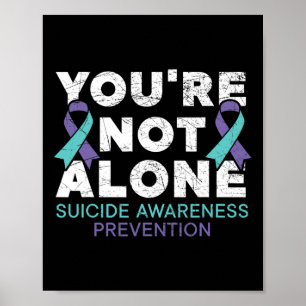Poster Você não está sozinho Prevenção ao suicídio Awa