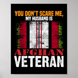 Poster Você Não Me Assusta Meu Marido É Afegão Veterano A