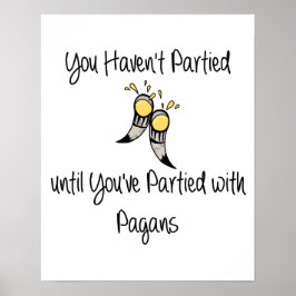 Poster Você não partiu até que partiu com Pagans