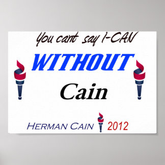 Poster Você não pode dizer que eu posso com Cain 1 um tip