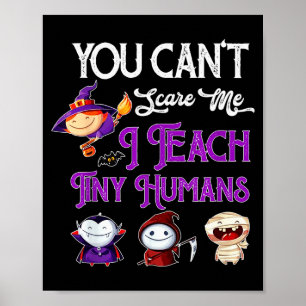 Poster Você Não Pode E Me Eu Ensino Humanos Minúsculos Fu