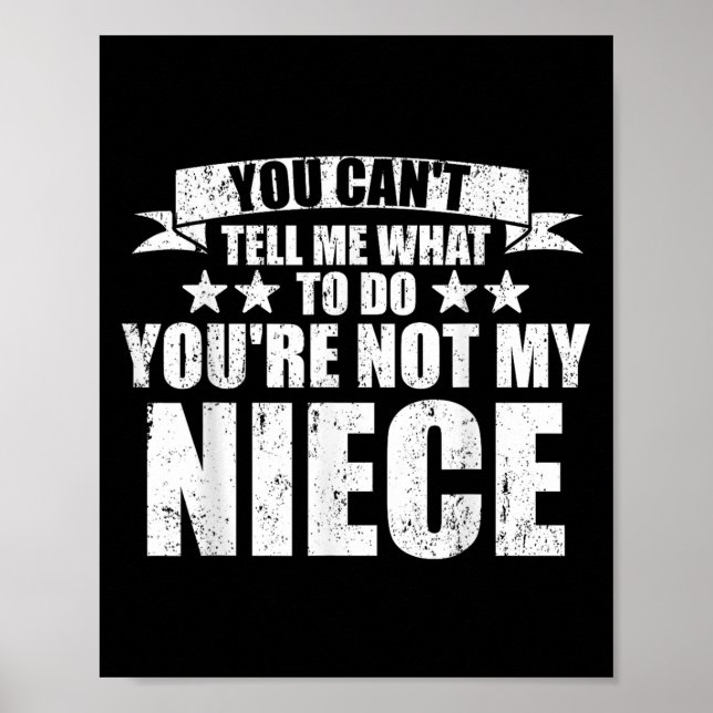 Poster Você Não Pode Me Dizer O Que Fazer Você Não É Minh (Frente)