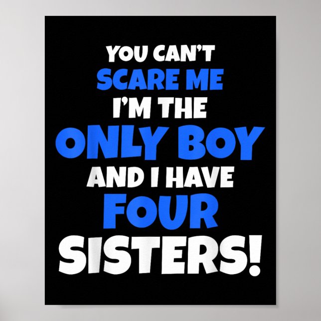 Poster Você não pode me dizer que tenho quatro irmãs irmã (Frente)