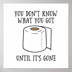 Poster Você não sabe o que tem até que desapareça.