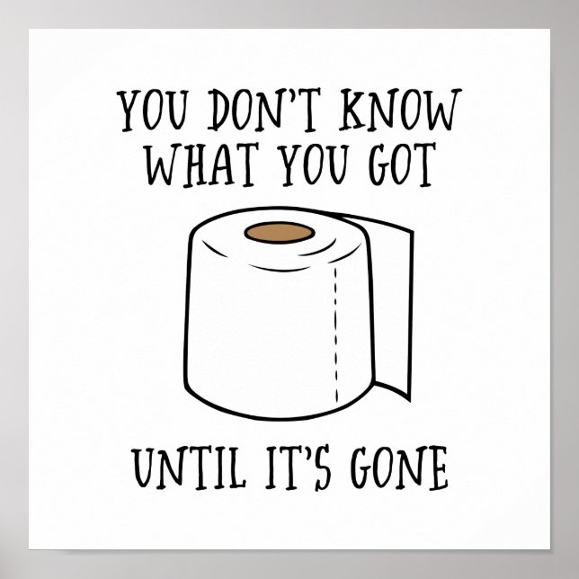 Poster Você não sabe o que tem até que se foi. (Frente)