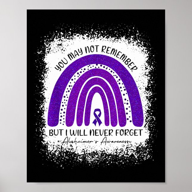 Poster Você Não Se Lembra, Mas Eu Nunca Esquecerei Alzhe (Frente)