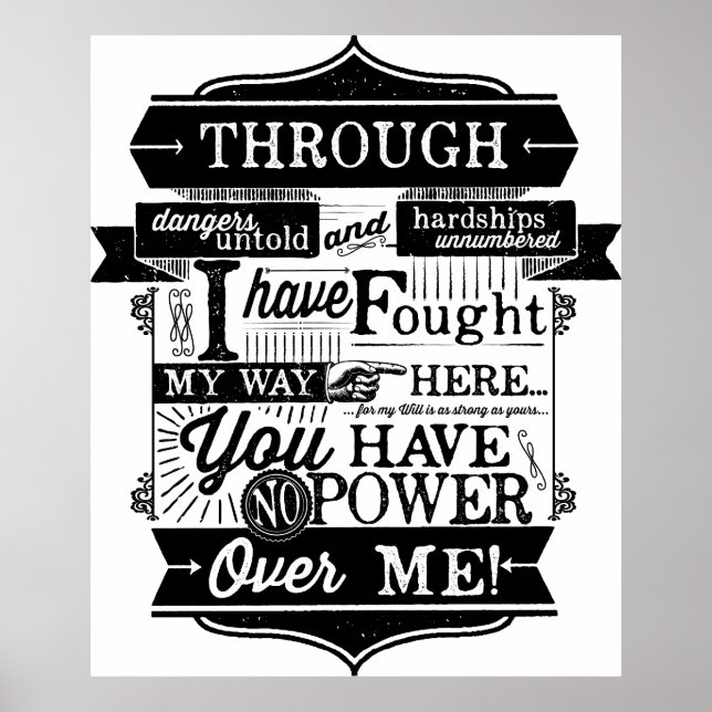 Poster Você não tem poder sobre mim (Frente)