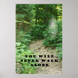 POSTER VOCÊ NUNCA ANDARÁ SOZINHO