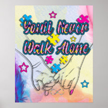 Você nunca caminhará sozinho Aceitação Autismo