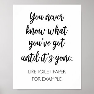 Poster Você nunca sabe o que você obteve