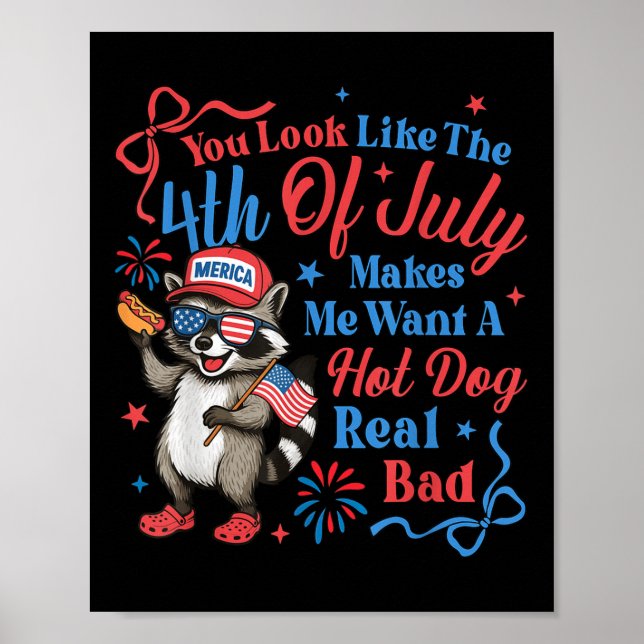 Poster Você Parece Que O 4 De Julho Me Dá Vontade De Um C (Frente)