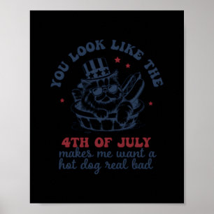 Poster Você Parece Que O Dia 4 De Julho Me Faz Querer Um