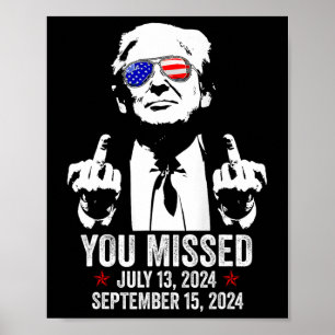 Poster Você Perdeu Donald Trump Engraçado Pró Trump Setem